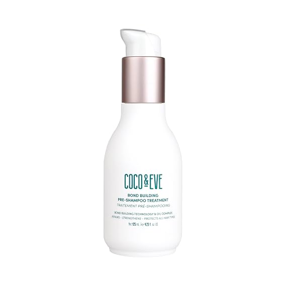 Coco & Eve Conditioner - Pre-Shampoo Treatment, 4.23 fl oz (125 milliliters), Helps with Dry Damaged Hair Breakage Repair, Deep Conditioning Mask for Repairing Hair Damage & Hair Bonds