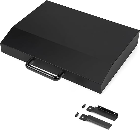 Stanbroil 22" Griddle Lid for Blackstone with Removable Rear Panel Screws | Powder Coated Steel, Hinged Hard Cover, Keeps Griddle Surface Clean & Protected