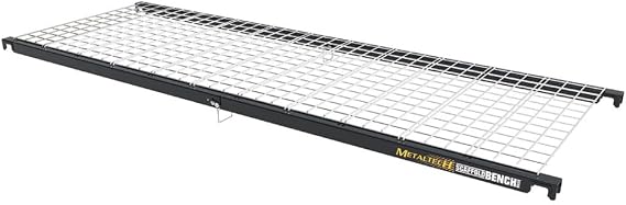 Metaltech Storage Shelf for Interior Scaffolding, Heavy Duty 200 lb Capacity, Metal Shelves for Storage, Shelf Organizers, Scaffolding Accessories, Storage Racks and Shelving