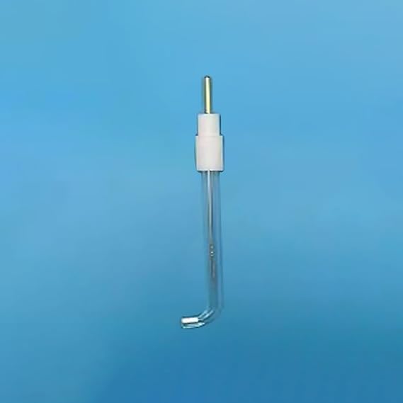 Chloride Silver Reference Electrode, Ag/Agcl Reference Electrode, 1 Pcs 6 x 65 mm Silver Chloride Electrode, Ag+ Electrode,Bent Tube