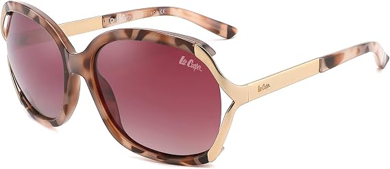 Lee Cooper Women Fashion Polarised Sunglasses Gradient Grey Lens (LC1027C01)