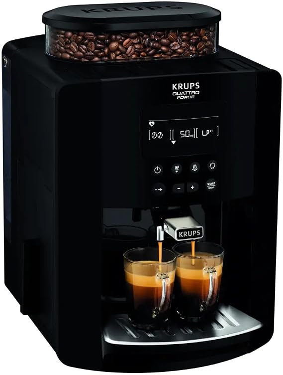 KRUPS Coffeemachine (EA8170) with Cappuccinatore black Schwarz