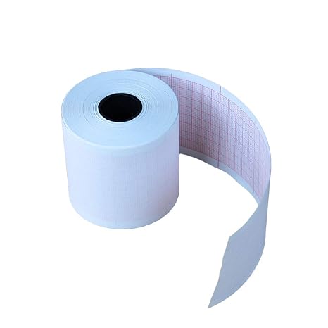 Physio Control - 50MM X 30M (100 FT), Red Grid, 10 Rolls/Box