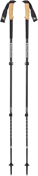 BLACK DIAMOND Alpine Carbon Cork Trekking Poles Pair | Ultralight Carbon Fiber | Natural Cork Grips | FlickLock Adjustability for Hiking & Mountaineering | Tundra