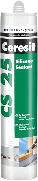 Ceresit CS 25 Şeffaf Silikon, 280ml
