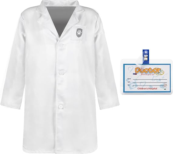 Kids Nurse Costume Doctor Costume Dentist Costume For Kids Play House Pretend Play Dress Up Party