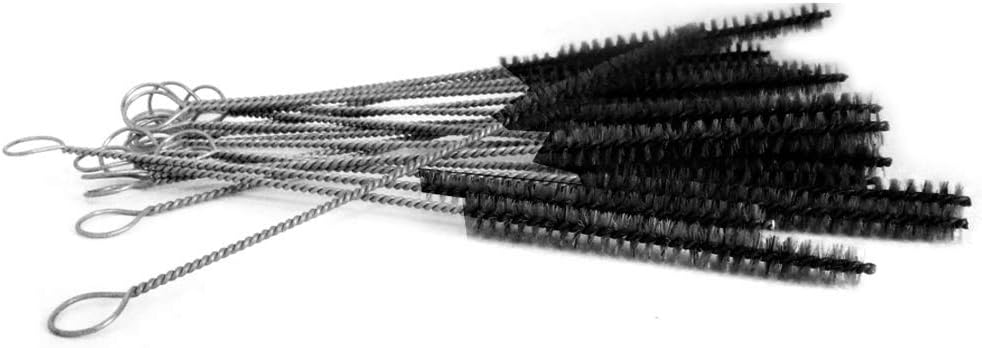 2 x Straw Cleaner Straw Chenille Stems Pipe Stick Metal Cleaning Brush Limpia Bombilla 2 Units Ships from USA