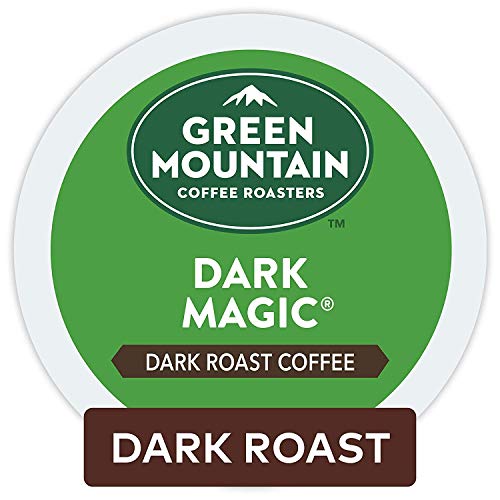 Green Mountain Coffee Roasters Dark Magic, Genuine Single-Serve Keurig K-Cup Pods, Dark Roast Coffee Pods! - Made with 100% Arabica Beans! - Extra Bold Blend with Dried Fruit and Chocolate notes!!!