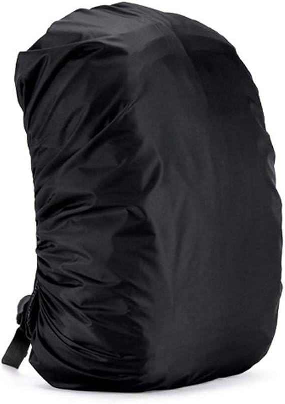 Backpack Cover Rain Cover, Waterproof 30-70L Rucksack Cover Bag Perfect for Hiking Camping Traveling Cycling Outdoor Acclivities Black