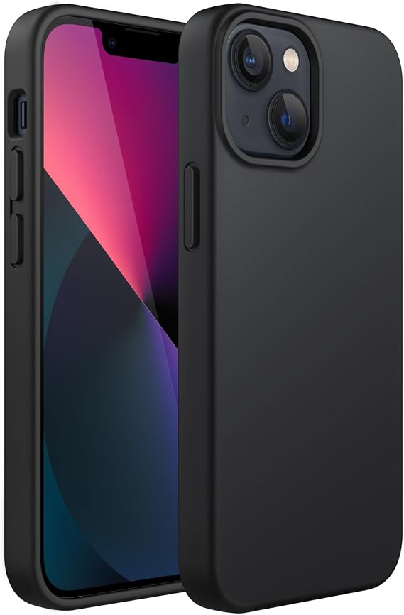 JETech Silicone Case for iPhone 13 Black