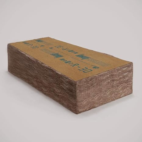 Knauf R-30 Kraft Faced 24 by 48 Fiberglass Batt Insulation Fits 2x10 Floor or Attic a Total of 8 Bags and Square Footage of 704 FT