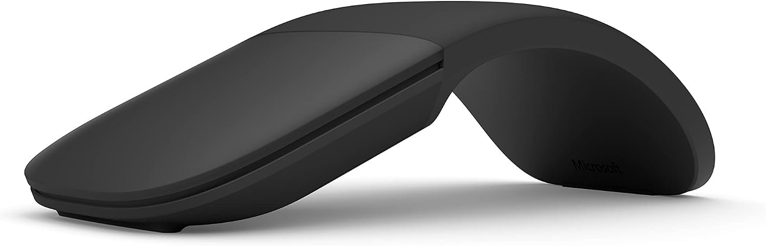 Microsoft Arc Mouse Bluetooth BlueTrack Ambidextrous Black - Mice (Ambidextrous, BlueTrack, Bluetooth, Black)