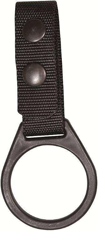 TUFF Flashlight Ring Strap (Black Nylon, D Cell Flashlights)