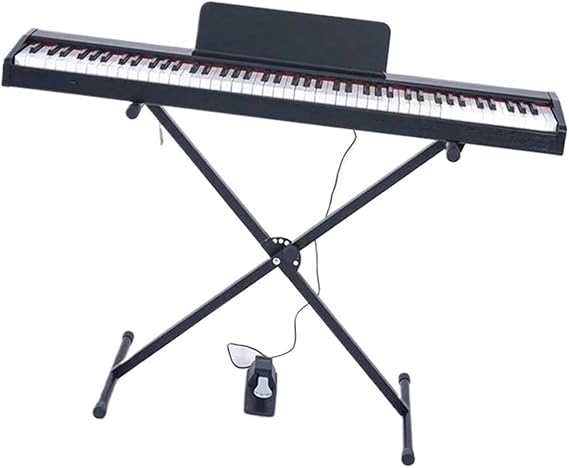 Electronic Keyboards For Adults USB Piano Keyboard Electronic Music Synthesize Controller Professional Musical Instrument(Black)
