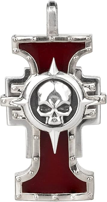 Starforged Compatible with Warhammer 40k Seal Of Holy Ordos 1 PC [Sterling Silver Pendant] Inquisitor