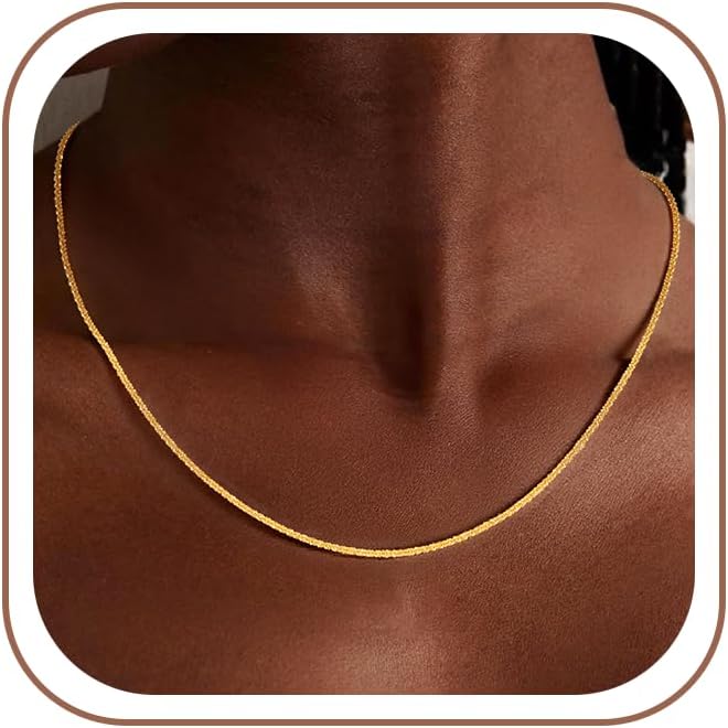 Sterling Silver Over Chain for Women 2MM Caterpillar Chain
