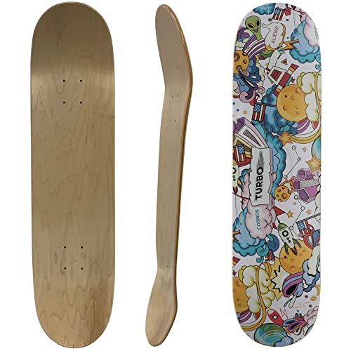 TURBO Pro Canadian Maple Skateboard Deck Space