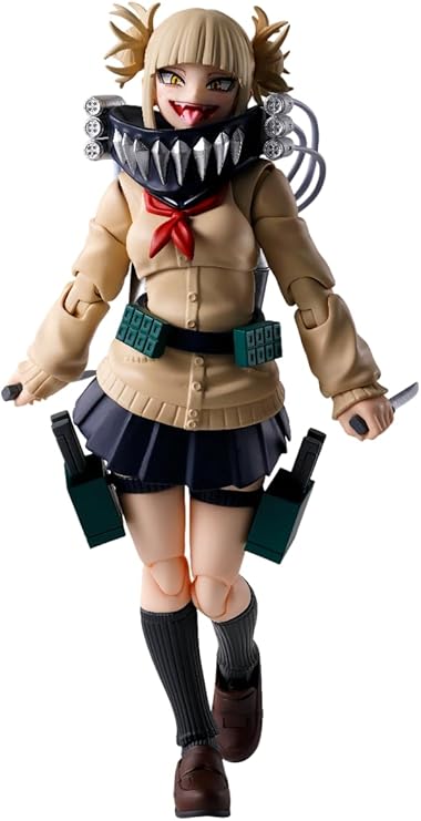 TAMASHII NATIONS - My Hero Academia - Himiko Toga S.H.Figuarts Action Figure | My Hero Academia 6 Inch Action Figure S.H. Figuarts - Himiko Toga