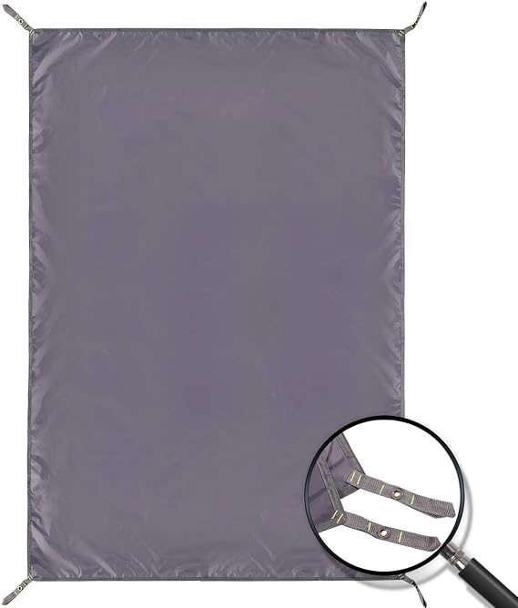 REDCAMP Ultralight Waterproof Ground Sheet, Universal Heavy Duty Under Camping Tent Tarp, Lightweight Breathable Compact Tent Footprint for Outdoor Hiking Camping