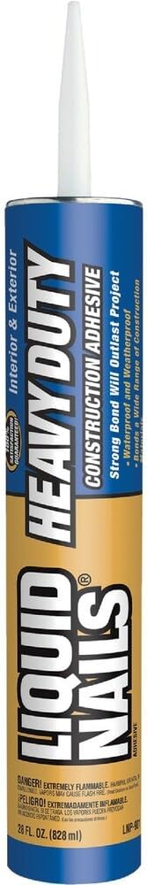 Liquid Nails 28 Oz. Heavy Duty Construction Adhesive Pack of 12