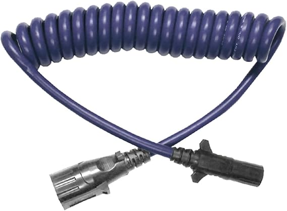 Blue Ox BX88254 7-Wire to 4-Wire Coiled Electrical Cable