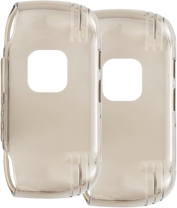 Ayaneo Pocket Air Mini用 2枚入りTPUケース - ブラック+ブラック | 4.2" ソフトフレキシブルジェルカバー、耐衝撃耐傷性プロテクティブフォンバンパー