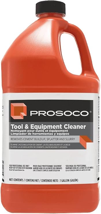 Prosoco | Tool & Equipment Cleaner - Removes cement buildup, splatter and slurry (1 Gallon)