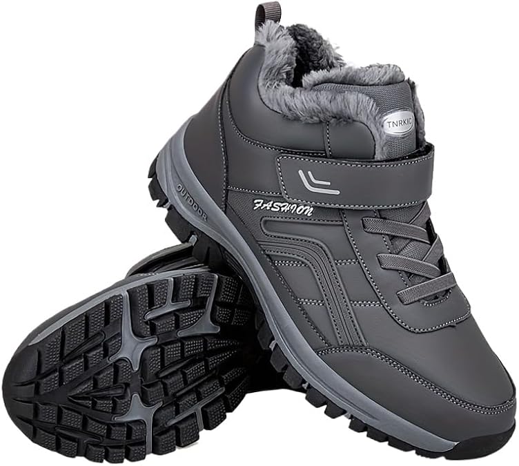 Mens Winter Snow Boots - Durable & Insulated for Cold Weather