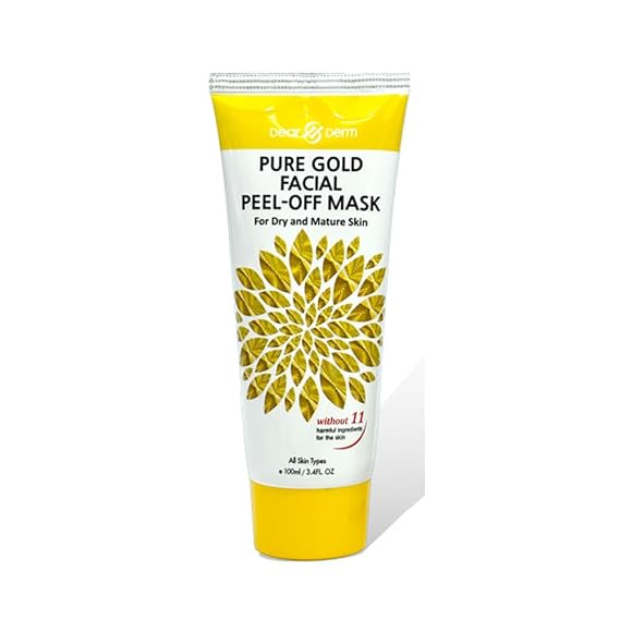 Dear & Derm Facial Peel-Off Mask Normal to Combination Skin - 3.4fl.oz/100ml (Pure Gold)