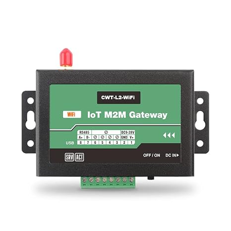 CWT-L2-WIFI 1Di + 1DO (Transistor) + 2Ai (4-20mA) WiFi Modbus IO Module