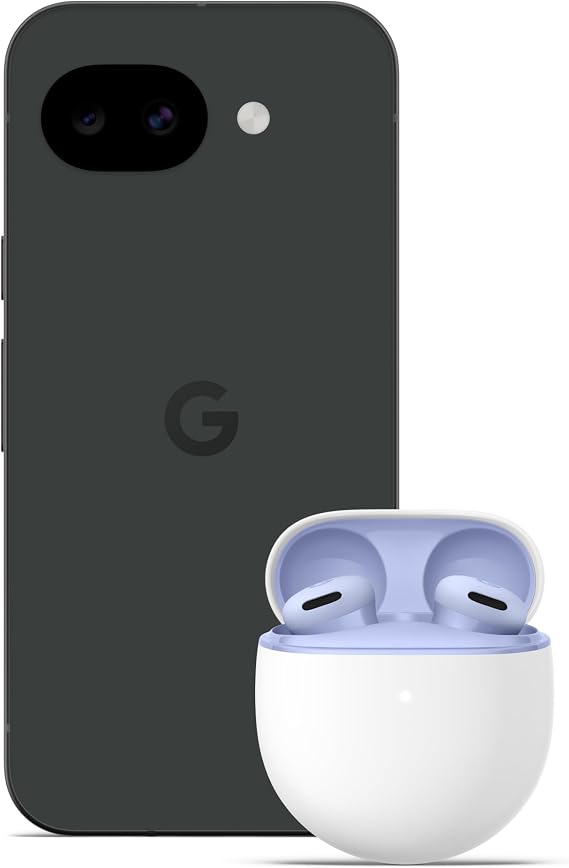 Google Pixel 10a Obsidian, 256GB + Pixel Buds 2a