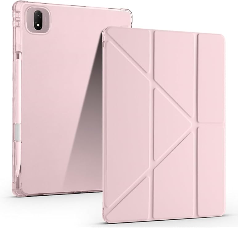 Honor Magic Pad 2 Uyumlu Tri-Folding Kalem Bölmeli Uyku Modlu Akıllı Kılıf
