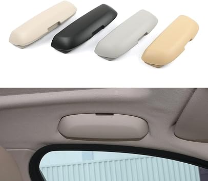 Car Glasses Case Storage Holder Sunglass Box Universal for BMW F10 1 2 3 4 5 7 Series X1 X3 X4 X5 X6 F30 F15 F34 G30 G01 E70 E71 (Black)