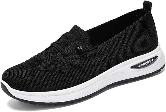 Women's Orthopedic Mesh Walking Shoes Athletic Sport Running Sneakers Slip-on Cozy Breathable
