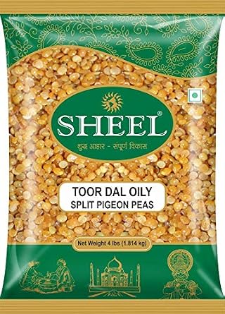 Sheel Toor Dal Oily (Split Pigeon Peas) - 4 lbs