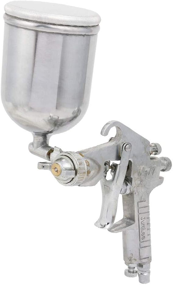 New Lon0167 W-77 Spray Featured + PC400G reliable efficacy 400Cc Cup Sprayer Set Paint Tool Silver Tone(id:772 0d 77 29b)
