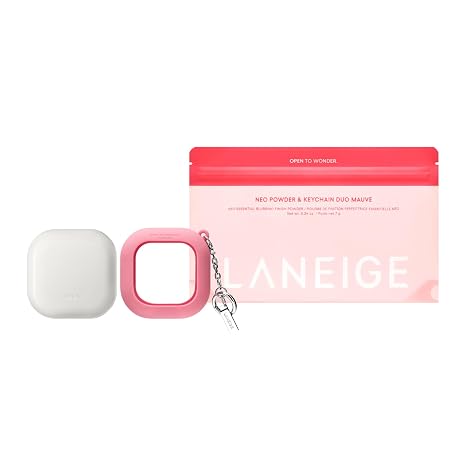 LANEIGE Neo Blurring Powder: Korean Oil-Control Compact with Pore Blurring, Smoothing Finish & Travel-Friendly, No-Spill Packaging