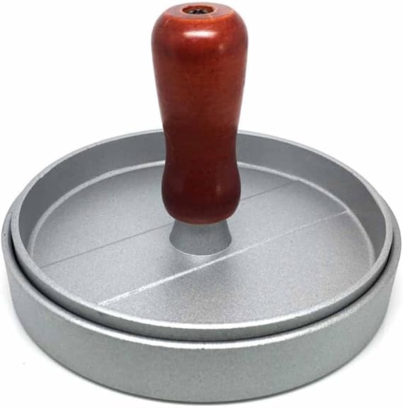 Epinox Hamburger Pressi Alüminyum 12 cm - Hamburger Yapma Pressi