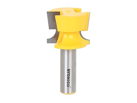 YONICO Router Bits Cabinet Door Lip Tapered Back 1/2-Inch Shank 13928
