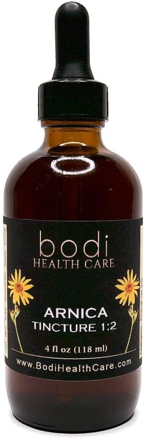 bodi : Arnica Tincture 1:2 Extract | 2floz to 8floz | 100% Pure Natural Cold-Pressed Chemical Free (8 Fl Oz)