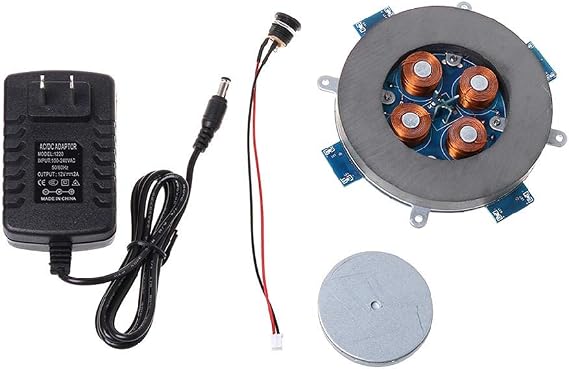 Magnetic Levitation Module DIY Core Kit with LED Lamp Max Load-Bearing 500g Platform for Magnetic Levitation Machine