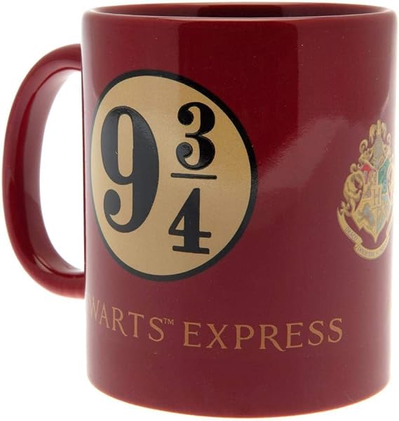 Pyramid International Harry Potter Platform 9 ¾ Scarlet Ceramic Mug in Presentation Box - Official Merchandise,Red