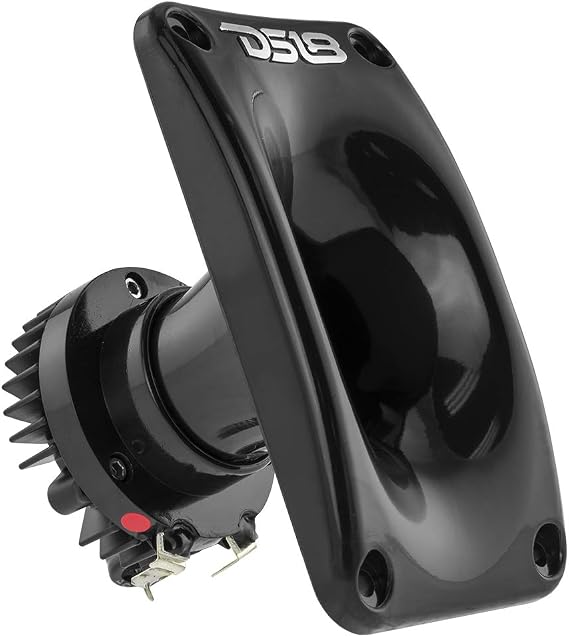 DS18 PRO-DKN25 Neodymium Driver with Aluminum Horn - 1", 120W Max Power, 60W RMS, 8 Ohms, 1" Voice Coil, Phelonic Diaphragm - No Other Compression Driver Can Compare (Single)