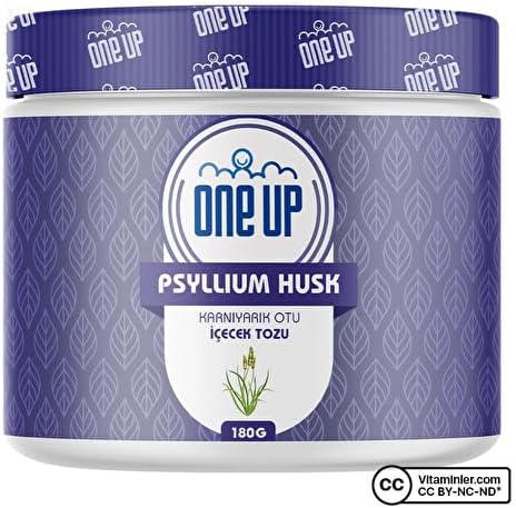 One Up Psyllium Husk (Karnıyarık Herb) Powder 180 Gr AROMA-FREE Color