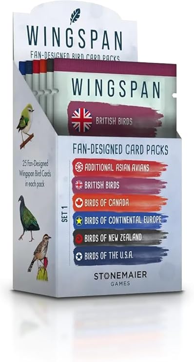Stonemaier Games: Wingspan Fan-Designed Bird Promo Packs