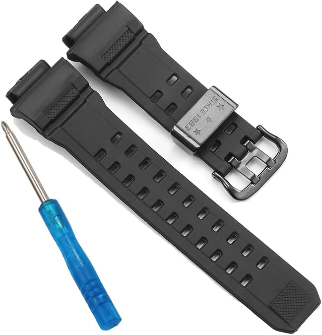 Watchband Compatible with Casio 10455201 Replacement Resin Band Rangeman GW-9400 GW9400 Watch Strap