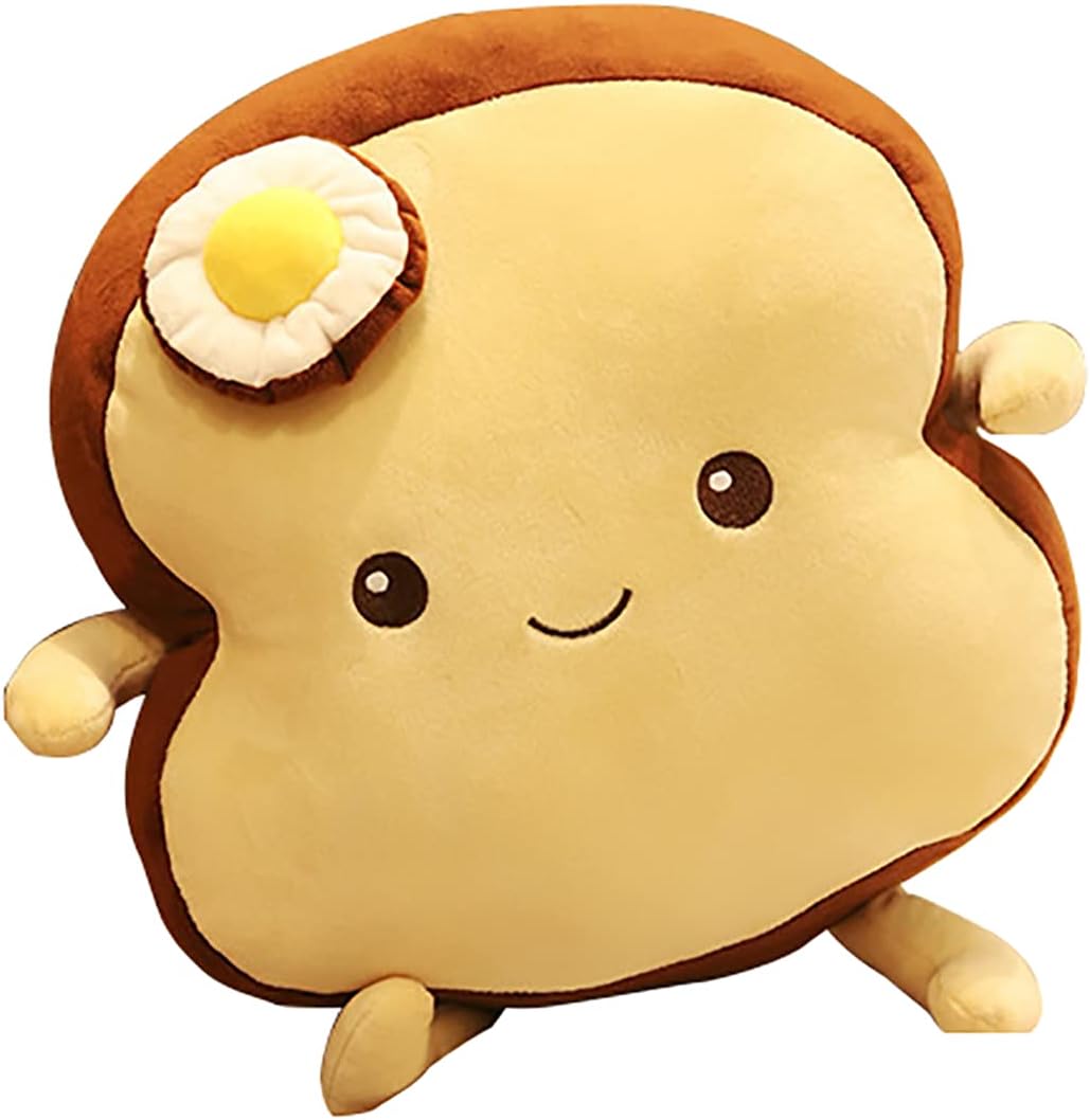 Cartoon Simulation Toast Loaf Pillow, Plush Toy Bread Shape Pillow, Doll Gift Home Bedroom Decoration S-L