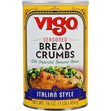 Vigo Italian Style Bread Seasoned Crumbs, 16 Ounce (Pack of 12)