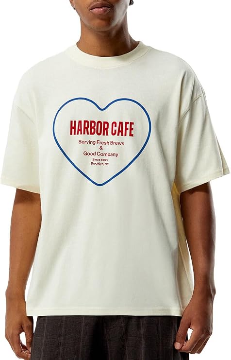 PacSun Men's Cream Harbor Cafe T-Shirt