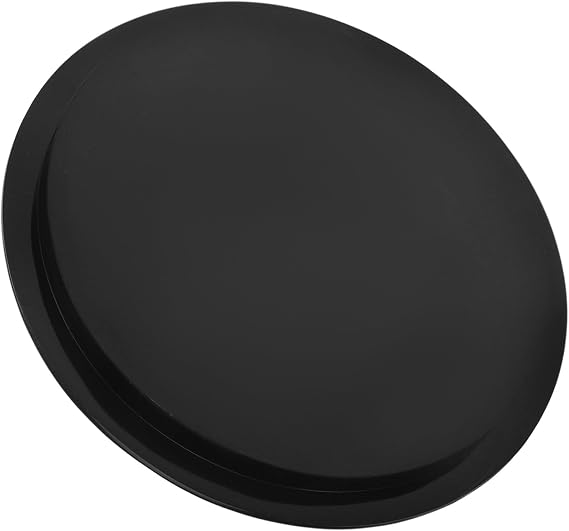 INOOMP Drum Mute Pad Silicone Noise Reduction Mat for Electric and Acoustic Drums Black Small round Shock-absorbing Accessories